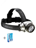 Фонарь налобный H7LED 7LED 3хAAA/R03 KOC-H7-LED Космос pe582941 фото