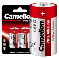 Элемент питания алкалиновый C/LR14 1.5В Plus Alkaline LR14-BP2 BL-2 (блист.2шт) 1653 Camelion pe583197 фото