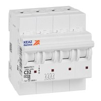 Выключатель автоматический четырехполюсный 32А C 4,5кА AC OptiDin BM63-4C32-4,5-УХЛ3 326824 КЭАЗ pe820510 фото