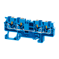 Клемма с 4-мя контактами push-in OptiClip СP-4-QUATTRO-(0,2-4)-I-BU-синий КЭАЗ pe821278 фото