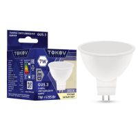 Лампа светодиодная 7Вт Soffit 3000К GU5.3 176-264В TKE-MR16-GU5.3-7-3K TOKOV ELECTRIC pe575774 фото