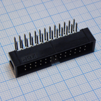 DS1013-26RSiB-B-0 IDC разъем, вилка на плату угловая двухрядная 26pin(2x13)., шаг 2.54мм CONNFLY pe339999 фото