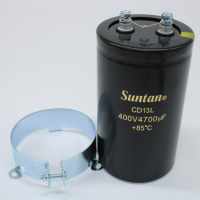 TS13EF2G472MSB000R Алюминиевый электролитический конденсатор 400В 4700µF 85°C 12000h. В комплект поставки конденсаторов, произведённых после 01.12.2018, гайки/шайбы не входят SUNTAN pe529696 фото