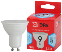 Лампа светодиодная RED LINE LED MR16-9W-840-GU10 R 9Вт MR16 софит 4000К нейтр. бел. GU10 Б0050692 Эра pe661281 фото