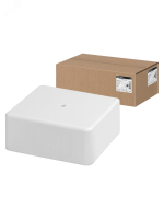Коробка распаячная КР 100х100х44 ОП белая IP40 SQ1401-0209 TDM ELECTRIC pe601633 фото