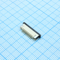 DS1020-07-10VB8A-R FPC разъем для шлейфа на плату, поверхностный монтаж 10pin, шаг 1.00мм (контакты снизу) CONNFLY pe480801 фото
