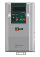 Преобразователь частоты DEKV060 0.75кВт 380В 3ф с тормозн. модулем DEKV060G0R75T4B DEKraft pe548129 фото