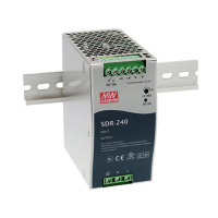 SDR-240-48 Преобразователь AC-DC на DIN-рейку  240Вт, выход 48В/5A, рег. вых 48...55В, вход 88…264V AC, 47…63Гц /124…370В DC, изоляция 3000В AC, в кожухе  63х125,2х113м,5м, -25…+70°С Mean Well pe231713 фото