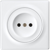 Розетка 1-м СП Florence 16А IP20 без заземл. винтов. клеммы механизм бел. (1E10301300) 2172766 OneKeyElectro pe587042 фото