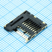 DS1139-05-08SS4BSR Держатель карты Micro SD нажатие высота 1.85мм для поверхностного монтажа CONNFLY pe391458 фото