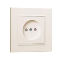 Розетка б/з СП Karea 16А IP20 крем. 56010022 Makel pe657699 фото