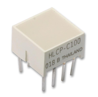 HLMP-2655 Индикатор шкальный 1хLEDх8,89х8,89мм/красный/626нм/13-45мкд/белый матовый Broadcom pe201507 фото