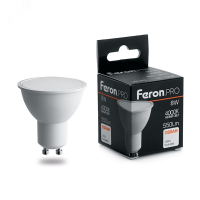 Лампа светодиодная LED 8вт 230в GU10 белый Feron.PRO 38093 Feron pe802083 фото