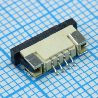 DS1020-07-04VBT1A-R FPC разъем для шлейфа на плату, поверхностный монтаж 4pin, шаг 1.00мм (контакты снизу) CONNFLY pe569891 фото