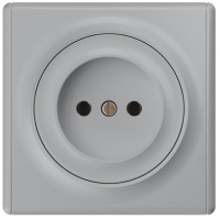 Розетка 1-м СП Florence 16А IP20 без заземл. винтов. клеммы механизм сер. (1E10301302) 2172835 OneKeyElectro pe587043 фото