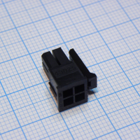 430250400 Корпус разъема, двухрядный, Серия Micro-Fit 3.0, розетка, 4 вывод(-ов), 3 мм Molex pe336676 фото
