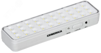 Светильник светодиодный аккумуляторный ДБА 1030 непостоянного действия 30LED 5ч 3Вт GENERICA LDBA0-1030-5-01-K01-G IEK pe805412 фото