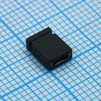 DS1027-2BB21 ДЖАМПЕР (перемычка), закрытый, черный, высота 6.47mm, шаг 2.54мм CONNFLY pe569892 фото