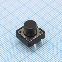 L-KLS7-TS1202-9.0-180 Кнопка тактильная 12х12х9мм усилие нажатия 160гр 0.05А 12В 100000 циклов монтаж в отверстие KLS pe519204 фото