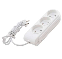 Удлинитель 3х3м без заземл. 10А IP20 защ. шторки N3010041 Makel pe663845 фото