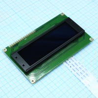 WEH002004BLPP5N00100 OLED символьный 20х4 (2004B), желтый, контроллер WS0010TX, VDD = 5В, -40 ... +80 С, шлейф 16pin WINSTAR pe450341 фото