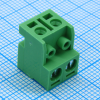 DG332W-5.0-02P-14-00A(H) Винтовой клеммный блок с защитой провода, 2 контакта. Серия DG332W-5.0 Degson pe392229 фото