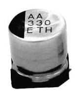 25THV220M8X10.5 Конденсатор алюминиевый электролитический 220мкФ ±20% 25В для поверхностного монтажа RUBYCON pe468262 фото