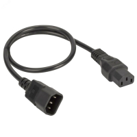 Кабель питания ДКС, IEC320 C13 - IEC320 C14, 0.5 м, сечение 3 х 1,5 мм R5CORD3405 DKC pe737062 фото