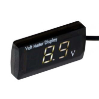 DMS-502 Цифровой LED вольтметр DC 5-150В, QH-5729, желтый, в комплекте держатель RUICHI pe438566 фото