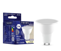 Лампа светодиодная 9Вт Soffit 3000К GU10 176-264В TKE-MR16-GU10-9-3K TOKOV ELECTRIC pe575782 фото