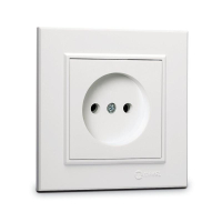 Розетка б/з СП Karea 16А IP20 бел. 56001022 Makel pe657703 фото