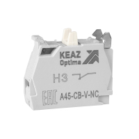 Контактный блок OptiSignal D22 A45-CB-V-NC 1НЗ винтовой зажим ZBE102 (100шт) 332201 КЭАЗ pe749351 фото