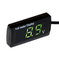 DMS-503 Цифровой LED вольтметр DC 5-150В, QH-5729, зеленый, в комплекте держатель RUICHI pe438567 фото