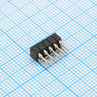 DS1002-02-2X5BT1F6 Гнезда цанговые двухрядные для монтажа в отверстия 2х5pin, шаг 2.00мм CONNFLY pe391463 фото