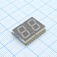 KCDA04-105 2-х разрядный сегментный индикатор smd 10,16мм/красный/630нм/21-54мкд/ОА Kingbright pe112168 фото