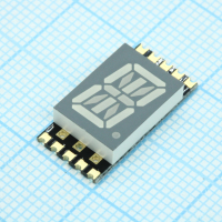 KCPSA04-105 1 разрядный сегментный индикатор smd 10,16мм/красный/630нм/14-36мкд/ОА Kingbright pe147241 фото