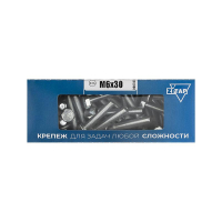 Болт с шестигранной головкой М6х30 DIN 933 оцинк. (уп.60шт) Tech-Krep/Zitar 105203 Zitar pe1068073 фото