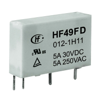 HF49FD/012-1H12F Миниатюрное реле мощности SPST 5A 12V 1200, на плату HONGFA pe351017 фото