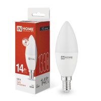 Лампа светодиодная LED-СВЕЧА-VC 14Вт E14 4000К 1330лм 4690612047768 IN HOME pe654377 фото