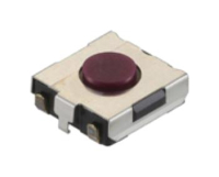 SKHUPME010 Кнопка тактильная 6.2Х6.3Х2.5мм SMD 12В 0.05А с экраном усилие 2.55N 100000 циклов ALPS pe328234 фото