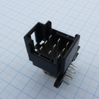9-966140-4 Прямоугольный разъем питания, 9 контакт(-ов), Серия Junior Power Timer, Монтаж на Печатную Плату TE Connectivity pe333354 фото