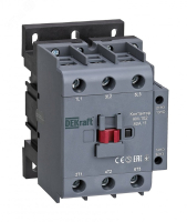 Контактор КМ-102 3п 80А кат. 230В AC 1НО+1НЗ AC-3 AC-4 22009DEK DEKraft pe585002 фото