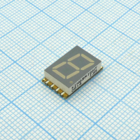 KCSA04-105 1 разрядный сегментный индикатор smd 10,16мм/красный/630нм/14-27мкд/ОА Kingbright pe126506 фото