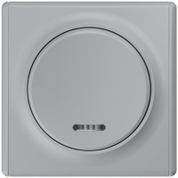 Выключатель 1-кл. СП Florence 10А IP20 с подсветкой механизм сер. (1E31701302) 2172847 OneKeyElectro pe586794 фото