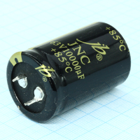 JNC1J103M10003000450 Конденсатор алюминиевый электролитический 10000мкФ 63В ±20% (30 X 45мм) защелкиваемые выводы 10мм 2000час 85°C JB Capacitors pe394540 фото