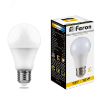 Лампа светодиодная LED 12вт Е27 теплая 25489 Feron pe801836 фото