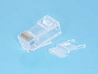 TP5-8P8C Вилка RJ-45 кат.5 для круглого кабеля со вставкой, 3 зубца, тип Х BrownBear pe389164 фото