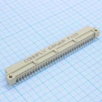 DS1118-64M0R13 Разъем (вилка)  DIN 41612 тип B 64pin (2х32), шаг 2.54мм двухрядный угловой (ряд А) CONNFLY pe391212 фото