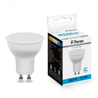Лампа светодиодная LED 11вт 230в GU10 дневной 38142 Feron pe801837 фото