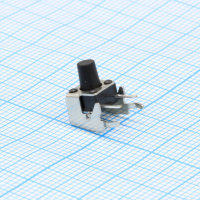 L-KLS7-TS6606-8.0-180 Кнопка тактильная 6х6мм угловая h=8мм усилие нажатия 180гр 0.05A 12В монтаж в отверстие KLS pe569389 фото